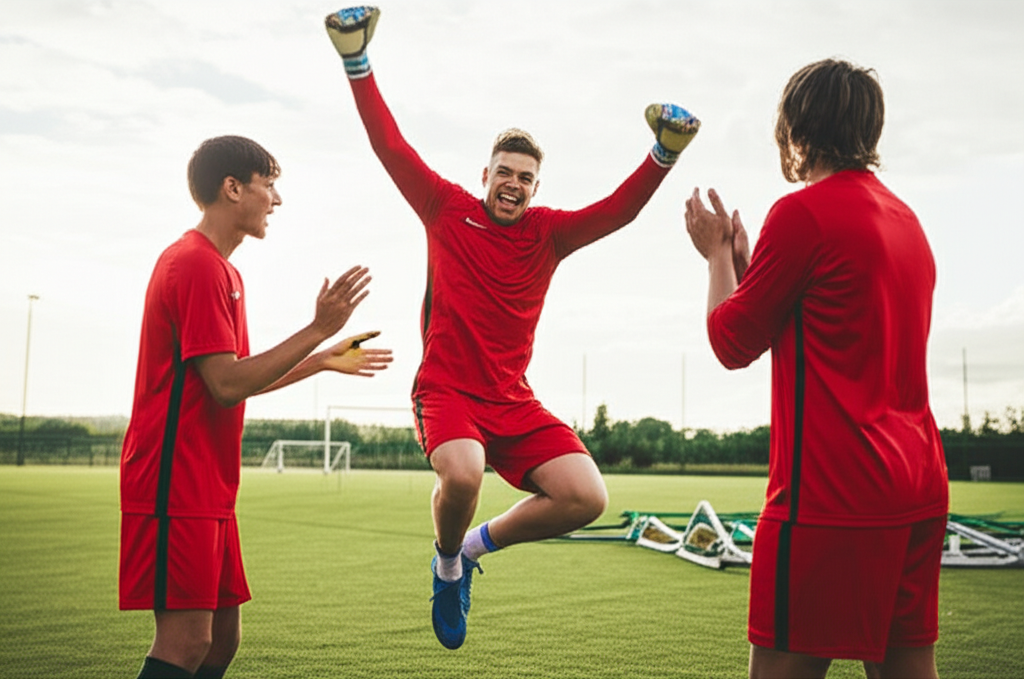 Unge keepere feirer suksess - Rød Keeperakademi